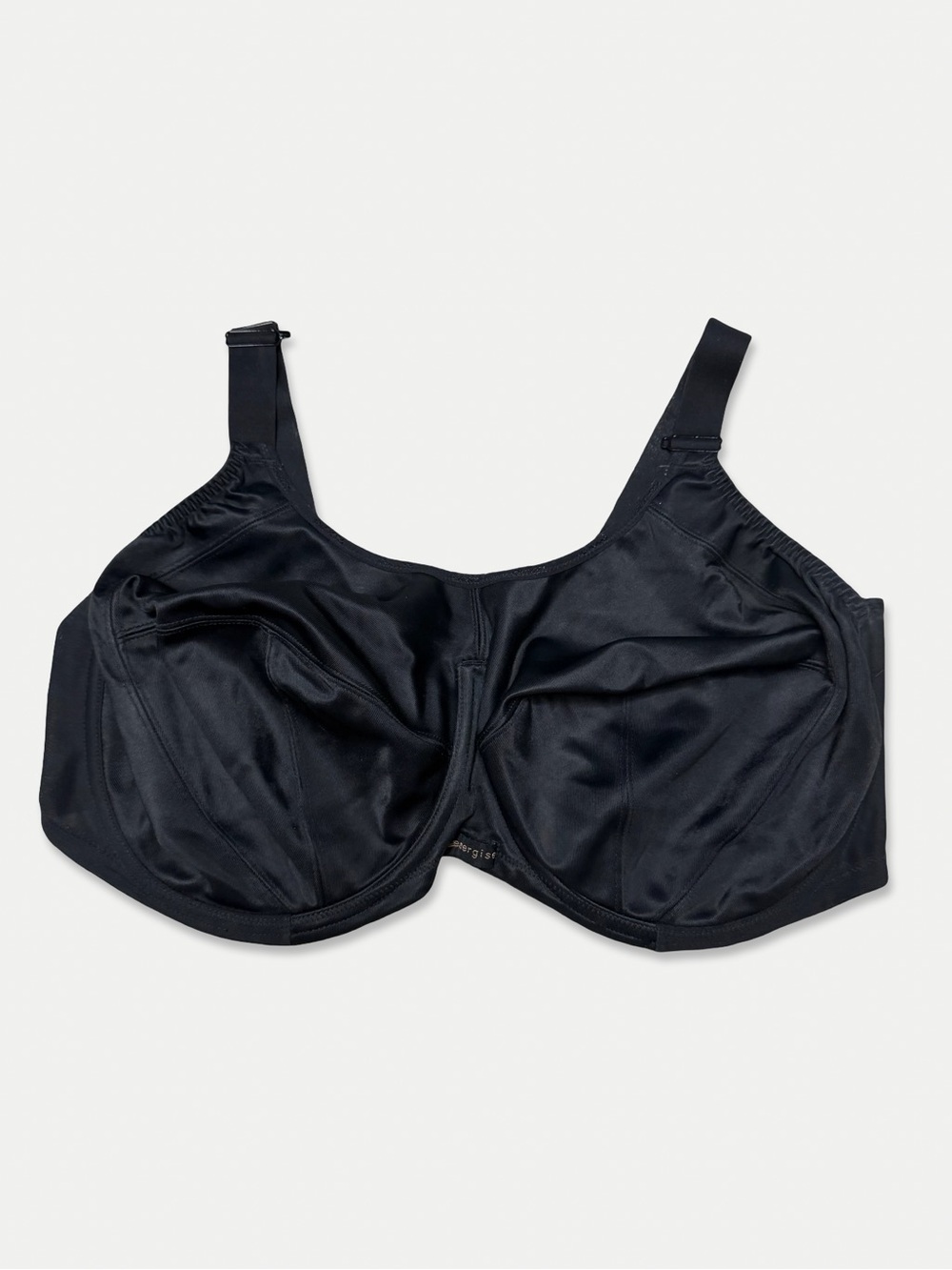 Elomi Black Underwire Full Coverage Bra 42I Plus Size Adjustable Strap
